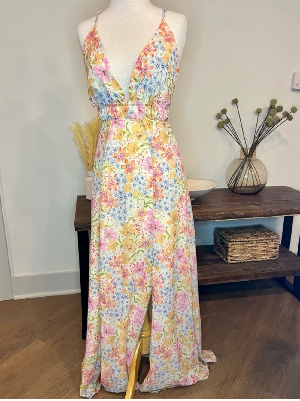 Floral Maxi Dress - Lightweight - Beach Wedding/Vacation
